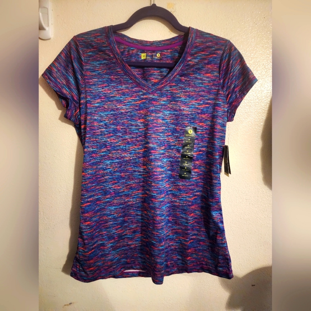 Xersion Women Medium Shirt Space Dye NWT